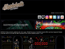 Tablet Screenshot of mypinballs.com